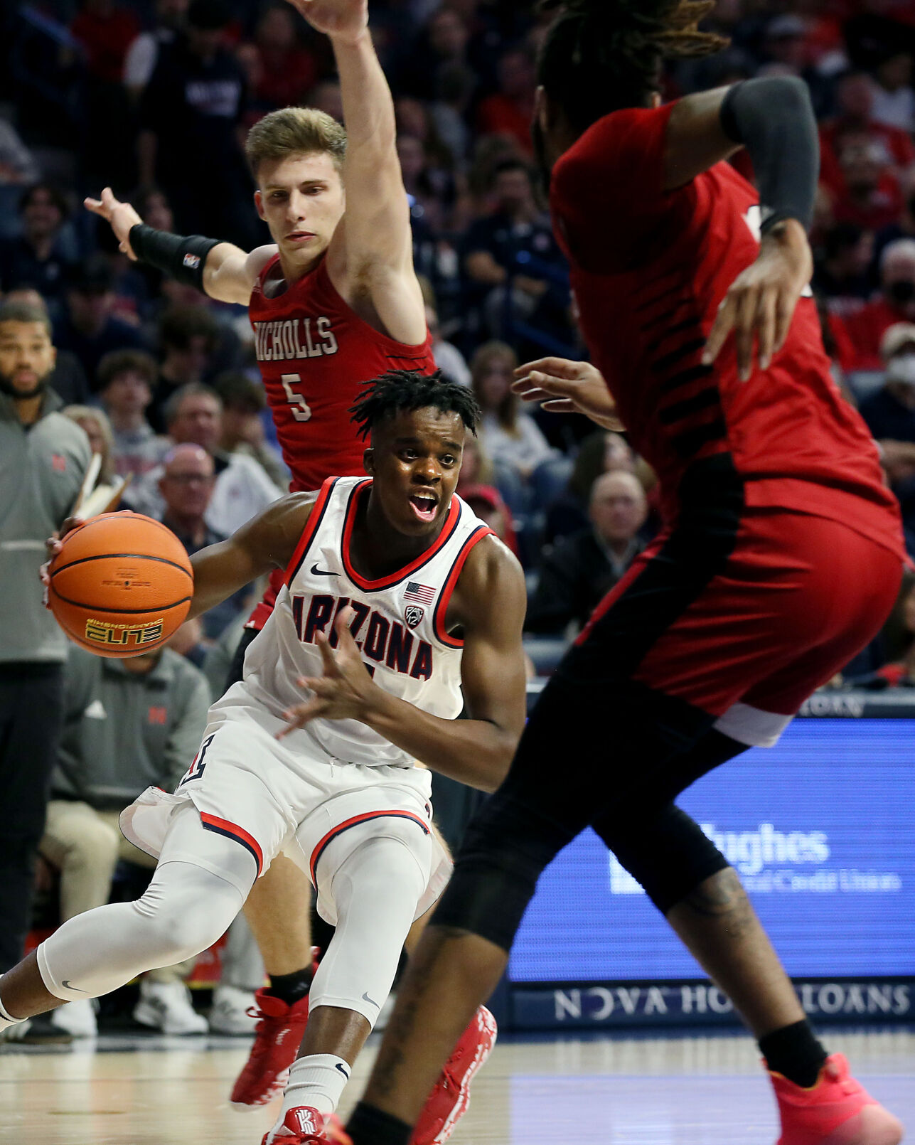 Nicholls State at No. 17 in Arizona, men's basketball